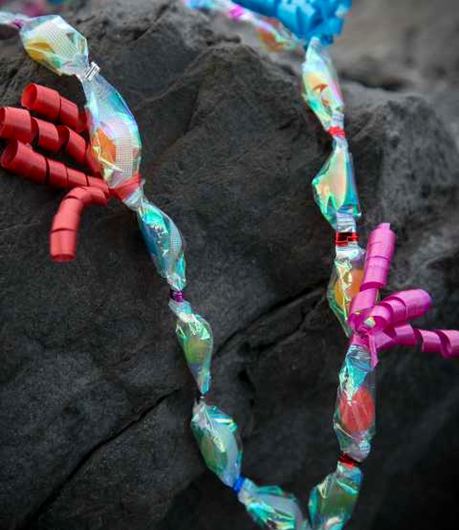 Colorful candy lei